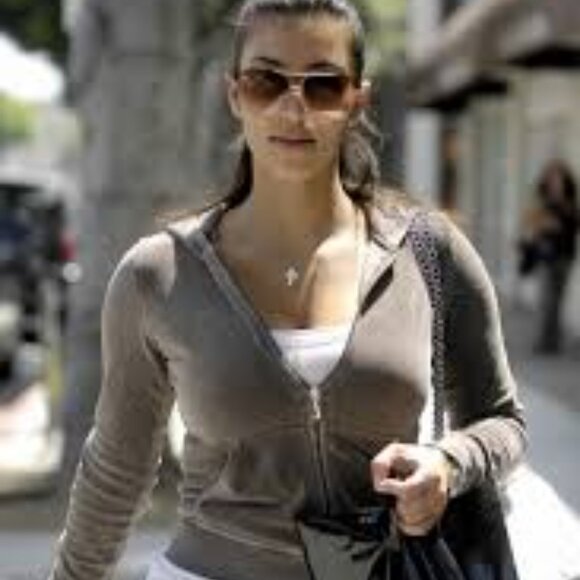 Women's Juicy Couture Vintage J Bling Relaxed Velour Jacket Charcoal Size S - Picture 1 of 12